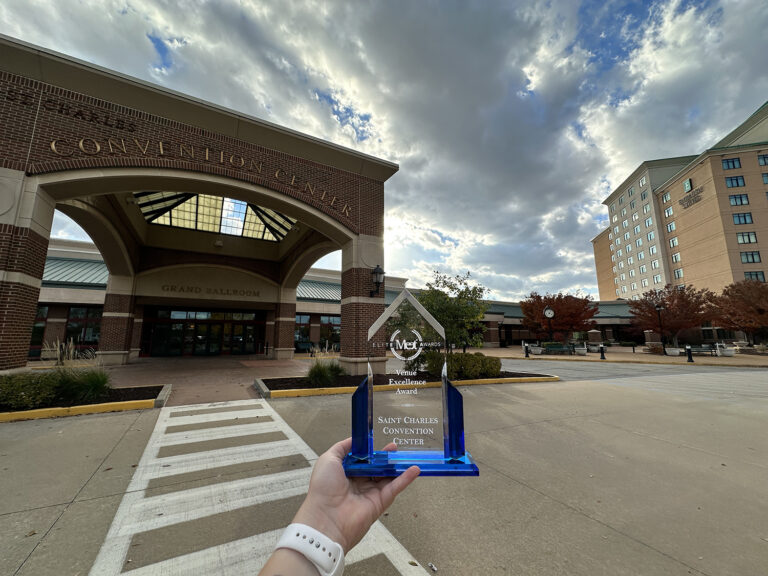 Meet Magazine's Venue Excellence Award St. Charles Convention Center